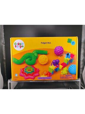 Giggle Scape Fidget Box 28-Piece Fine Motor Sensory Toy Set Ages 3+